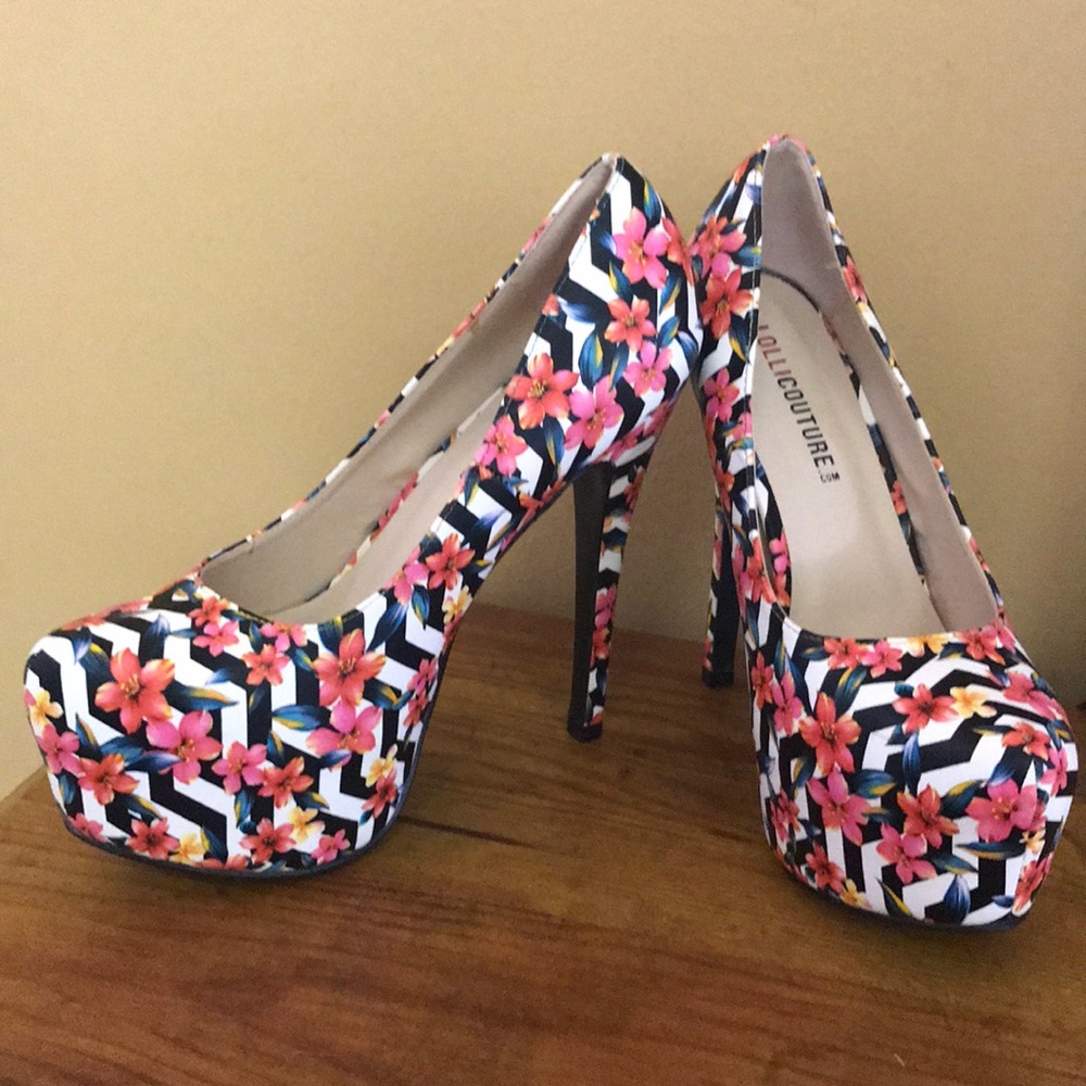 LOLLICOUTURE PLATFORM HEELS